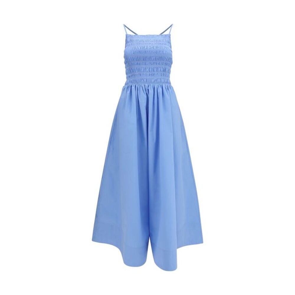Ganni Blue Cotton Casual Women's Dress